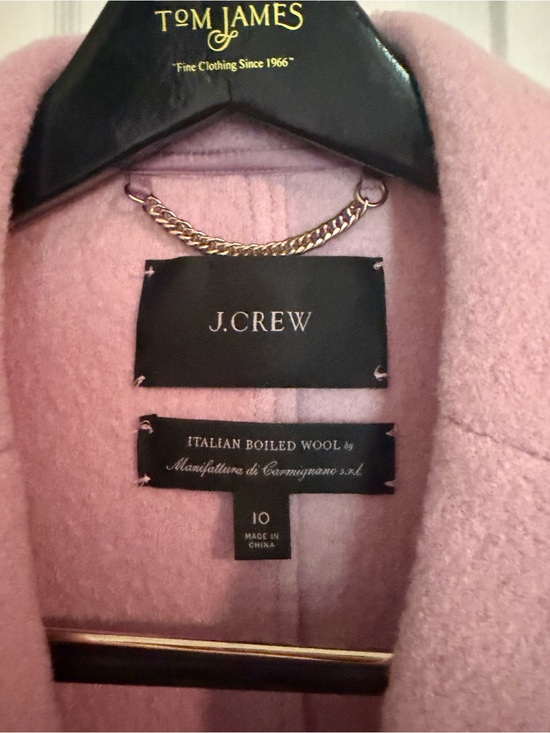 J. Crew Jackets & Blazers - J.Crew lavender  Italian Boiled Wool Pea Coat 10 Orig $248